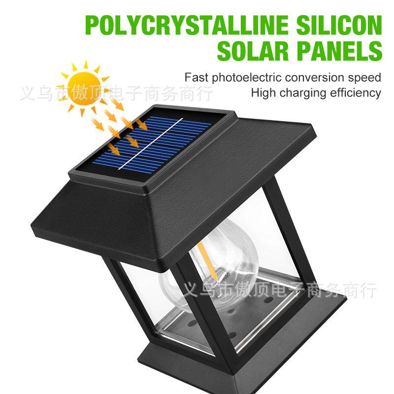 New Solar Lawn Light Outdoor Automatic Sensor Tungsten Lamp Garden Decoration Ground Plug Courtyard Landscape House Light - 图片 22