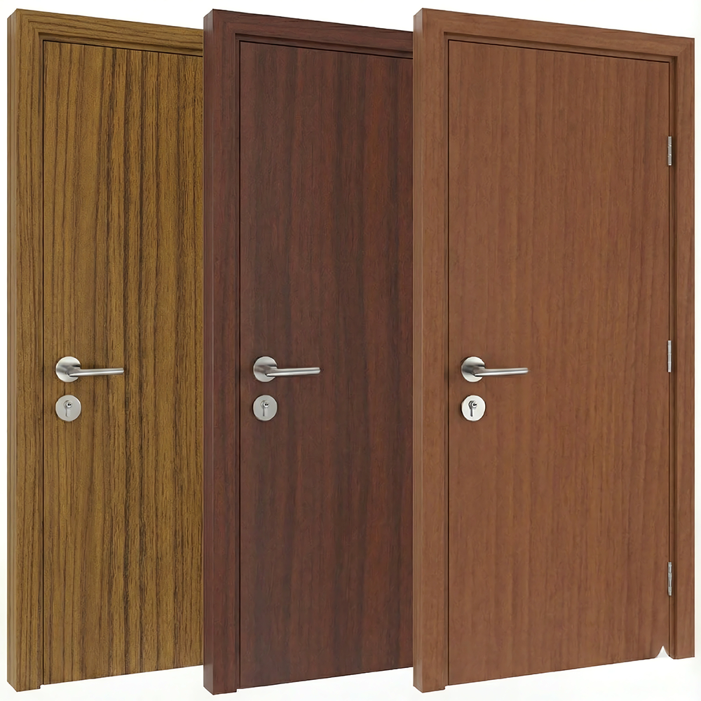 China Fire Doors Supplier Custom Hotel Room Wood Door Fireproof Smokeproof HPL Wooden Fire Resistant Doors for Hotel Project