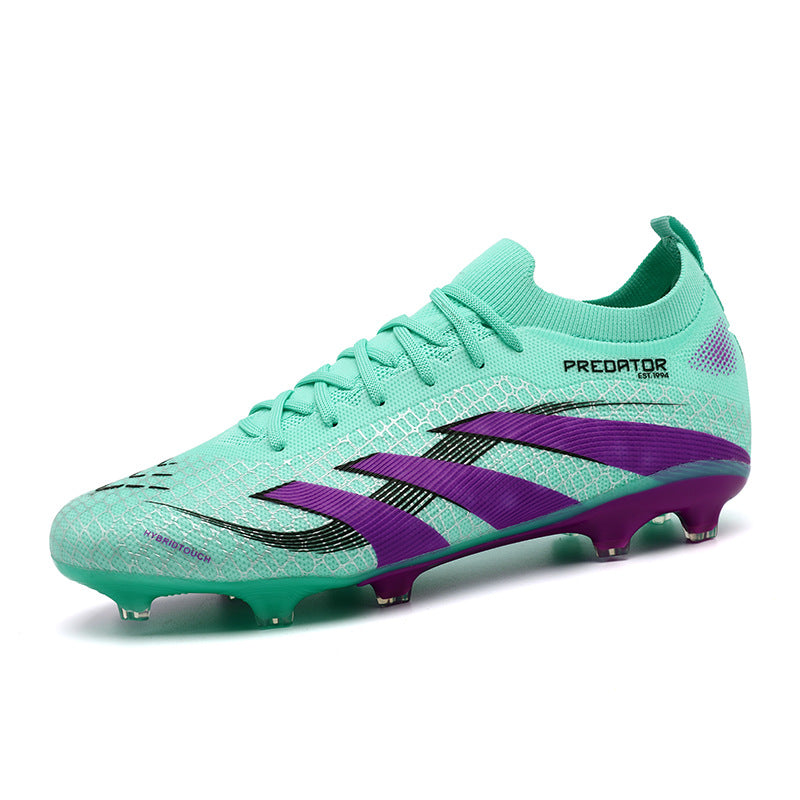 2025New Football Shoes for Men and Women, Youth Students, Fashionable and Comfortable, Long Spikes, Low-top, Factory Direct Sale - 图片 6