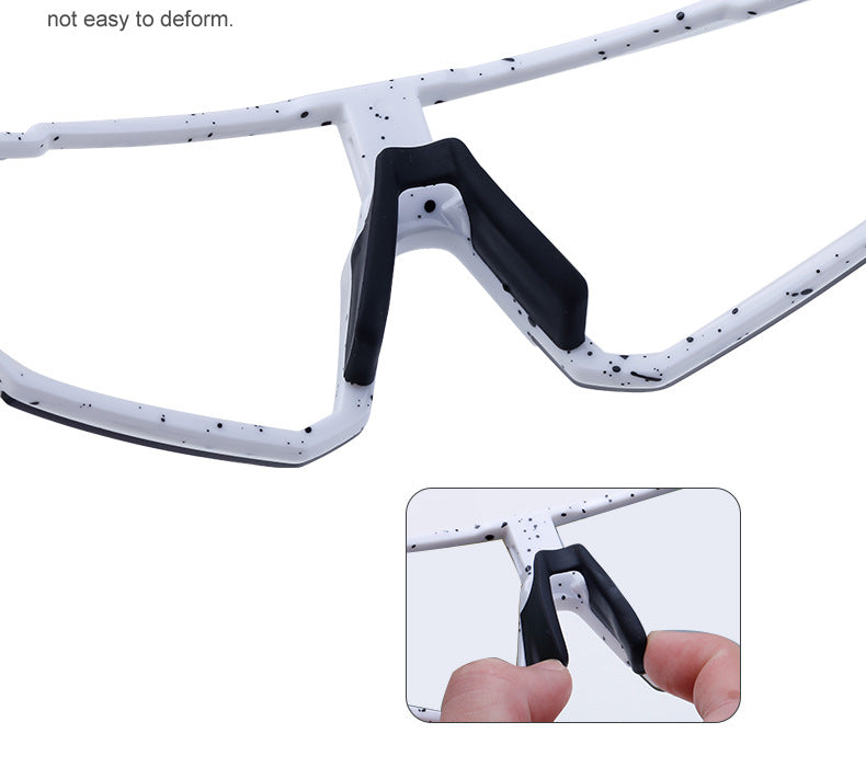 European and American One-piece Photochromic Sunglasses Women Outdoor Cycling Sports Windproof Sunglasses Men Wholesale shades - 图片 19