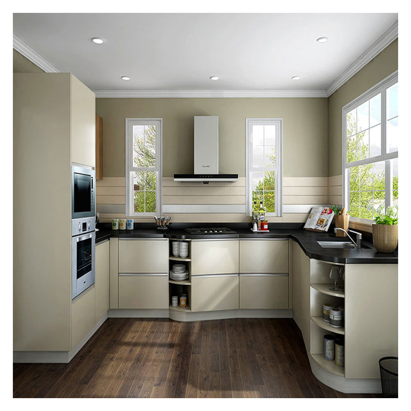 Hot Selling Mini Set Classic Ash Solid Wood Assembled Kitchen Cabinet - 图片 4