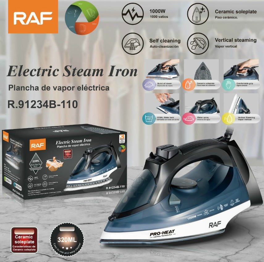 RAF European and American Standard Household Steam Iron Handheld Hanging Corded Electric Iron Dry and Wet Dual-use2200W - 图片 8