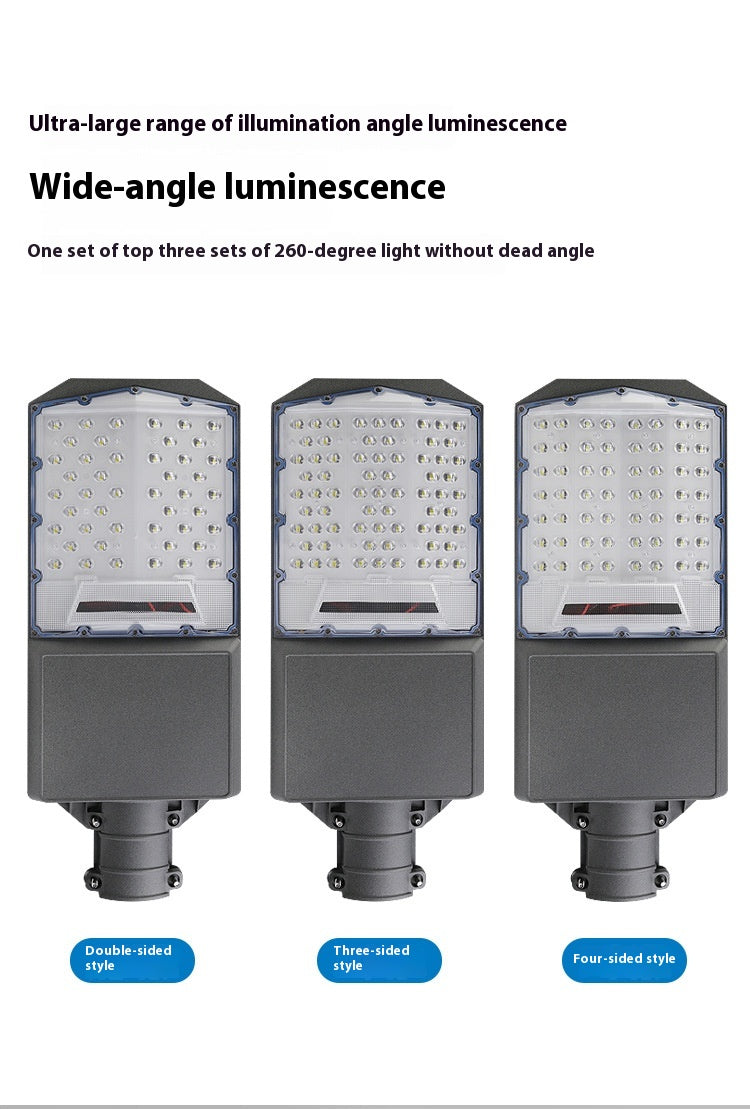 New Rural Lighting Engineering 6m Road Lamp Outdoor Solar LED Lamp Wide-Angle 4-Sided Aluminum Battery for Household Garden Use - 图片 13