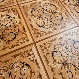 14mm Engineered Multi-Layer White Oak Parquet Flooring | Custom Design Decorative Waterproof Outdoor Floor Panels Living Rooms