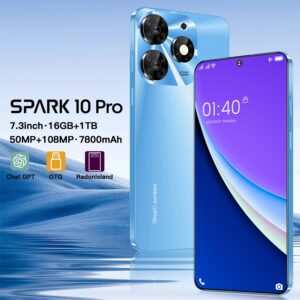 Mobile Phone Spark10 Pro 7.3Inch incell Large Screen16+1T Factory Smartphone(Popular)