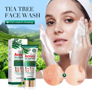 Tea Tree Facial Cleanser100gSADOER Deep Cleansing Moisturizing Refreshing Cleanser  Wholesale