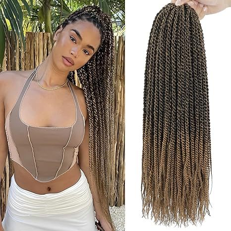 TEMU Hot Selling Export Wig Two Strands Fine Synthetic Wig Two detailed distinction - 图片 14