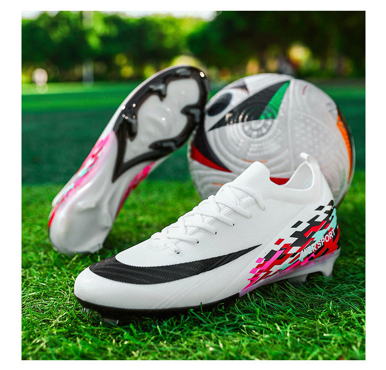 New Large Size Long Spike Football Shoes Low Top Youth Competition Training Student Football Sports Shoes - 图片 40