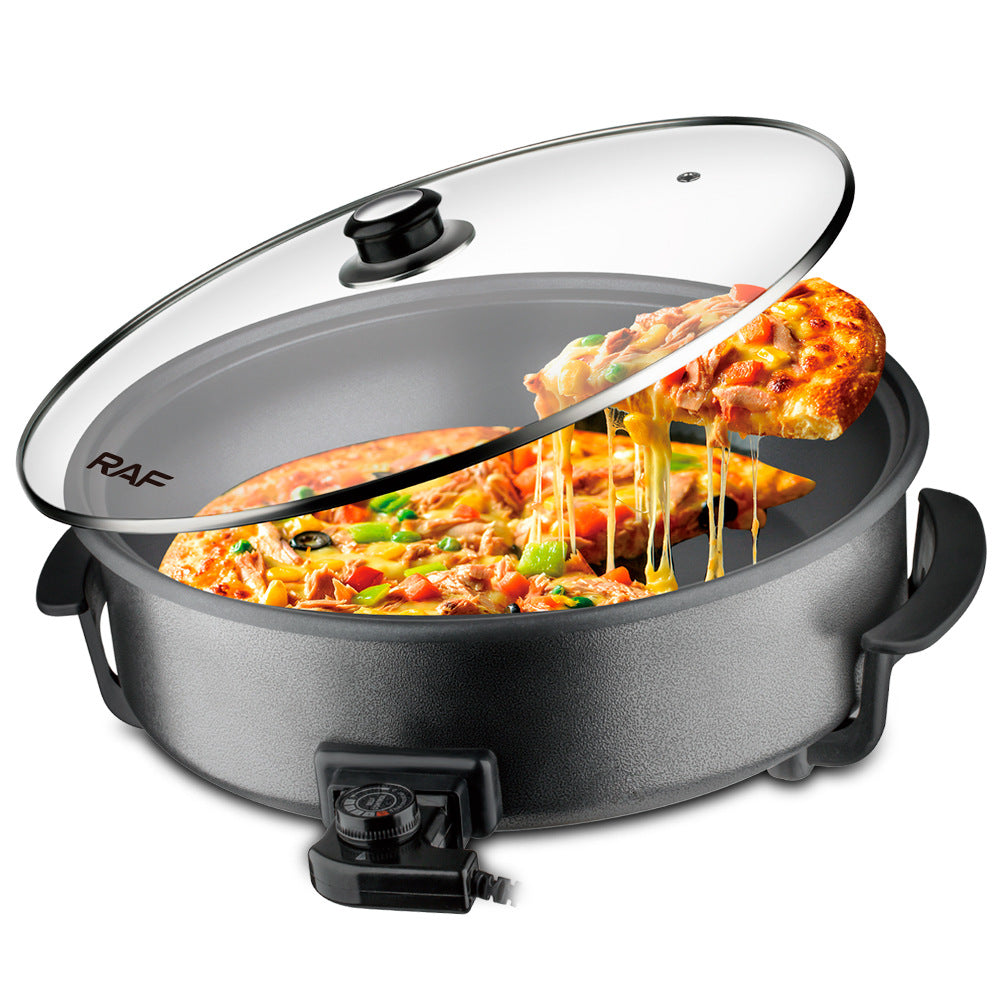 RAF European Standard Household Multifunctional Pizza Maker Multifunctional All-in-One Electric Frying Pan Electric Hot Pot Non-Stick Electric Hot Pot - 图片 11