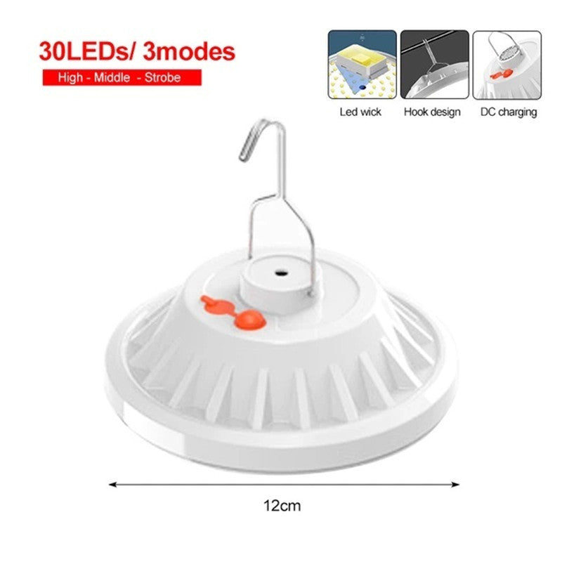 Outdoor LED Tent Light Camping Light with Remote Control Three-Leaf Bulb Emergency Light for Home Power Outage - 图片 8