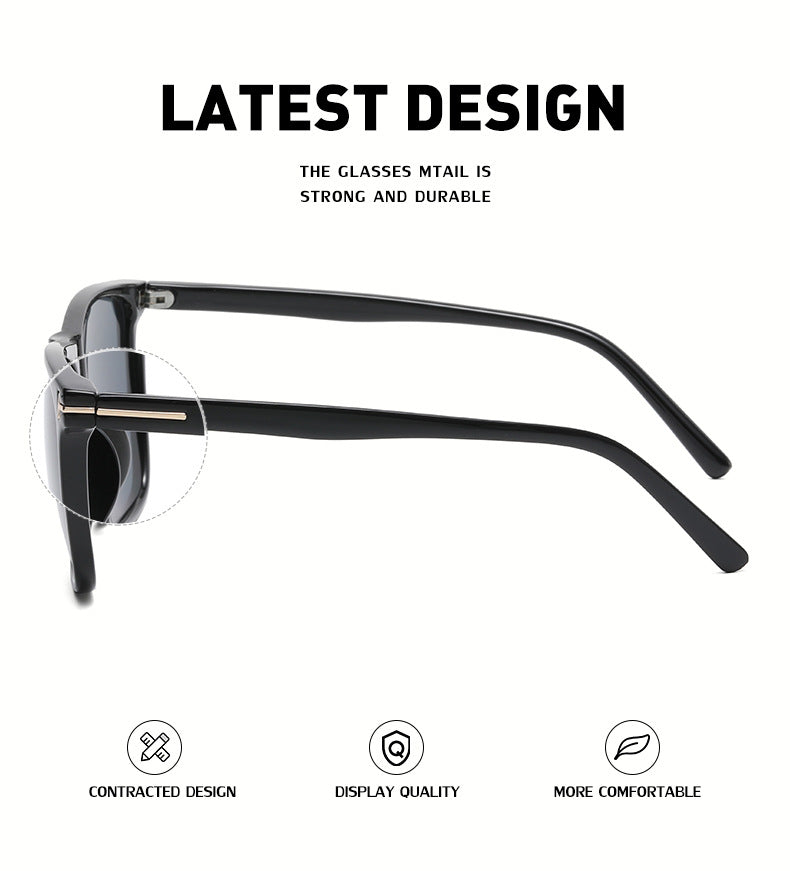 2025New style square frame sunglasses for women with a high-end feel ins Fashionable Men's Sunglasses with UV Protection sunglasses - 图片 14