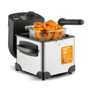 RAF Deep frying pan Household Electric Fryer Electric Fryer Commercial Fried Dough Sticks French Fries Machine Fried Chicken Deep Fryer 1.5L