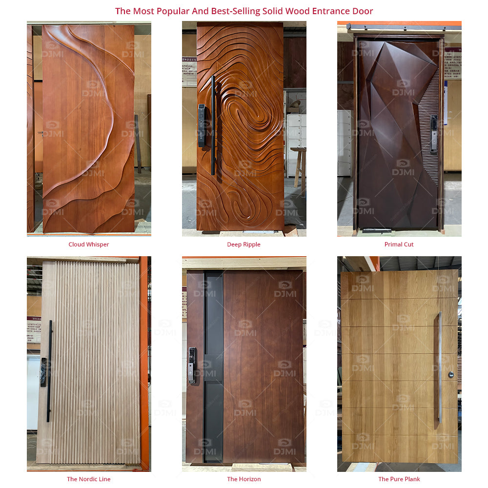 China Top Manufacturer Custom High Quality Main Steel Pivot External Security Doors for House Metal Front Entry Exterior Door - 图片 4