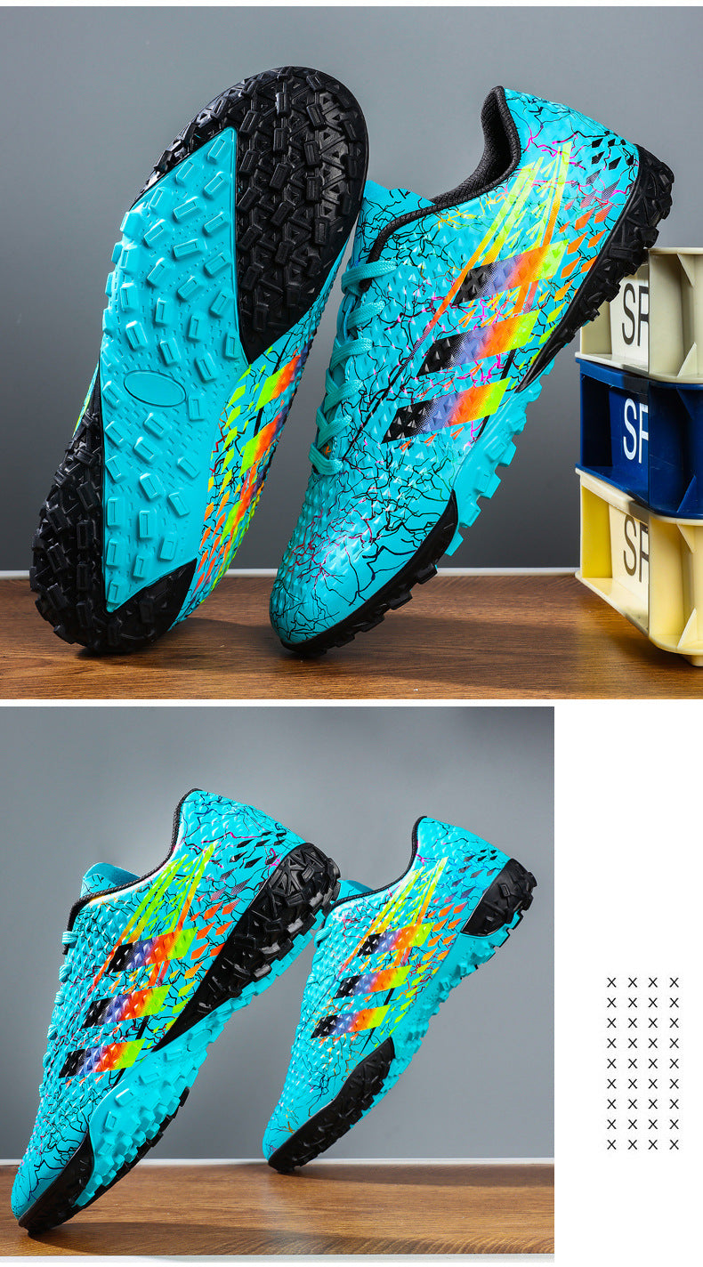 New professional football shoes for men and women AG Spike TF Broken Nail Youth Student Grassland Competition Training Shoes - 图片 52