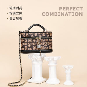European and American Retro Printed Chain Small Square Bag Trendy Crossbody Women's Bag Niche Versatile Shoulder Handbag Women's Manufacturer