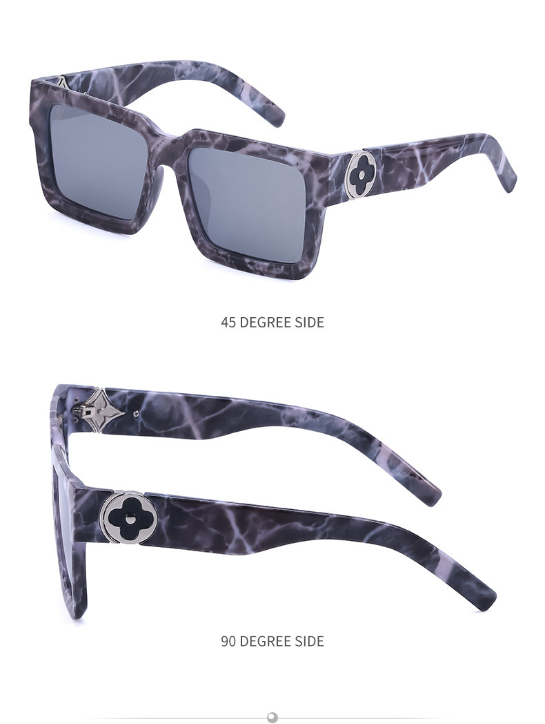 20252024 New Rich Man Sunglasses Men Trendy High-end Square Frame Sunglasses Men Glasses sunglass - 图片 36