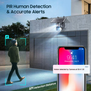 Popular 4G Solar-powered Camera Wireless WIFI Surveillance Camera Hd3MP Lighting Monitoring