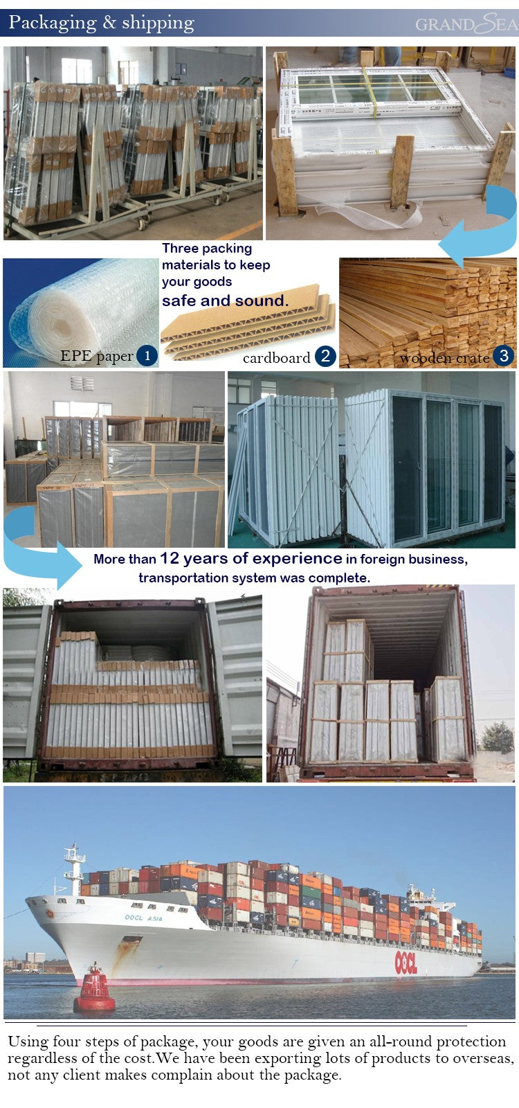 French Wrought Iron Modern Security House Window Grill Security bar - 图片 17