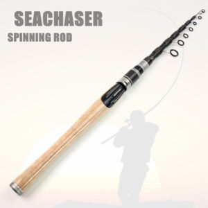 Wooden Handle Portable Sea Rod Set Retractable Lure Rod Fishing Gear with Hair Band Single Rod Manufacturer Wholesale