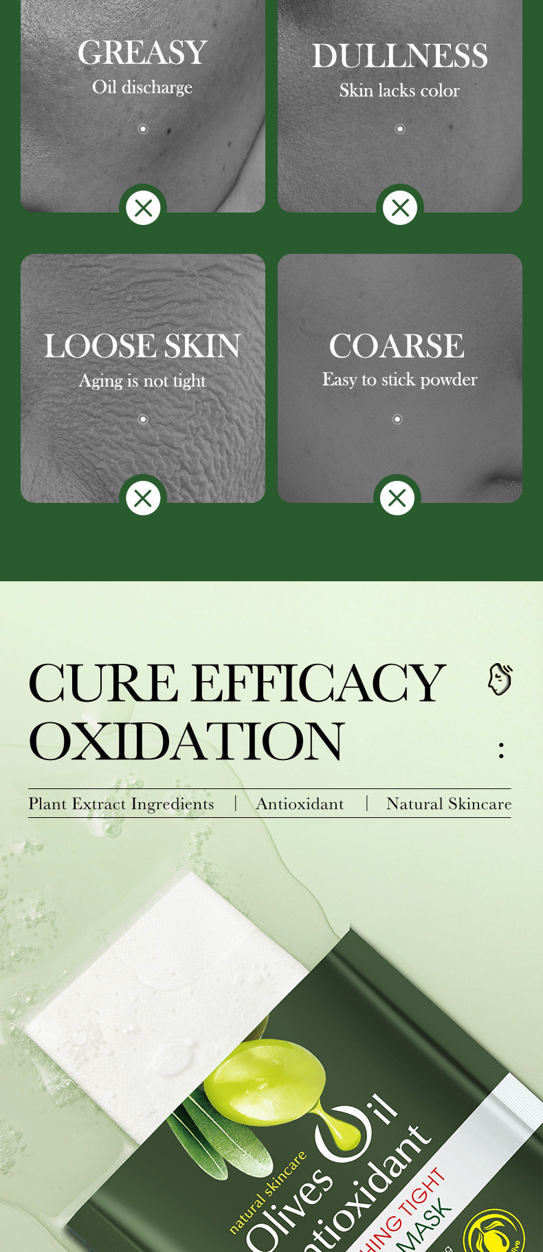 Olive Oil Mask25g ZOZU Hydrating Moisturizing Tablets for Cross-Border Wholesale - 图片 9