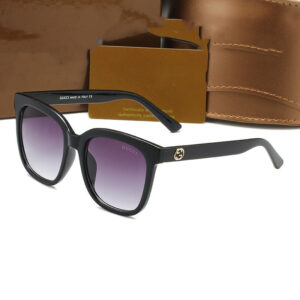 gm Sunglasses Korean Style Square Frame Big Face Slimming Polarized UV Protection Sunglasses for Women Trendy Street Style Glasses logo