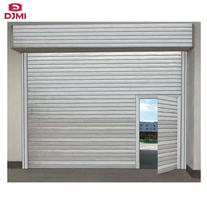 Professional Roll up Aluminum Panel Overhead Door Wood Garage Door - 图片 4