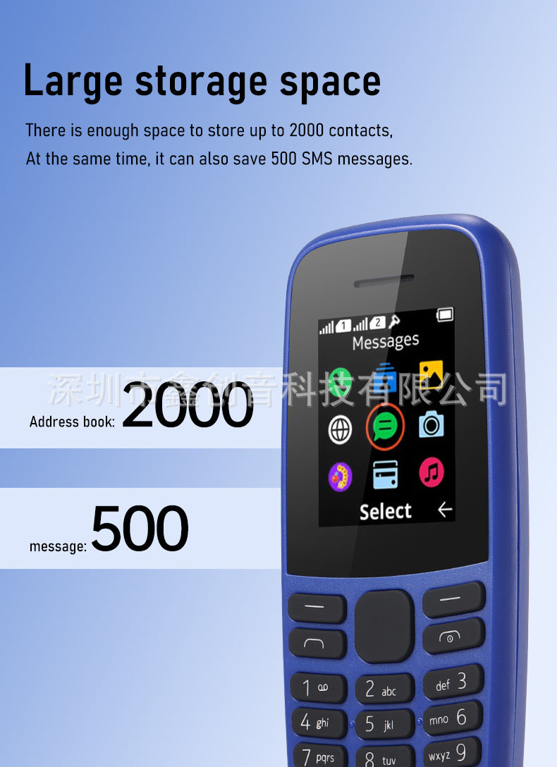 105straight button phone foreign trade mobile phone 2G Afri - 图片 13