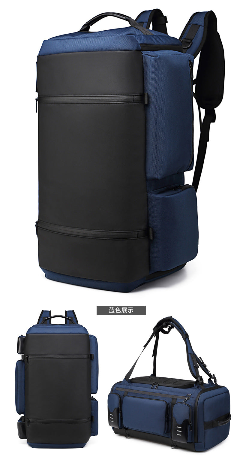 OZUKO Backpack Men's Water-Repellent Large Capacity Multi-Compartment Travel Laptop Bag Outdoor Sports Bag - 图片 27