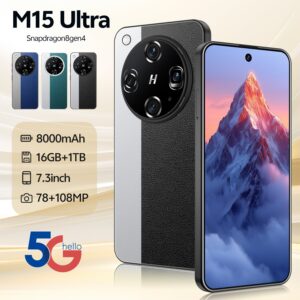 New M15 Ultra In-stock Mobile Phones16+1T Android Phone Factory Price AliExpress