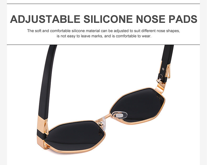 New Women's Sunglasses Fashion Chain Personality Round Frame Korean Style Sunglasses Wholesale Glasses sunglasses - 图片 19