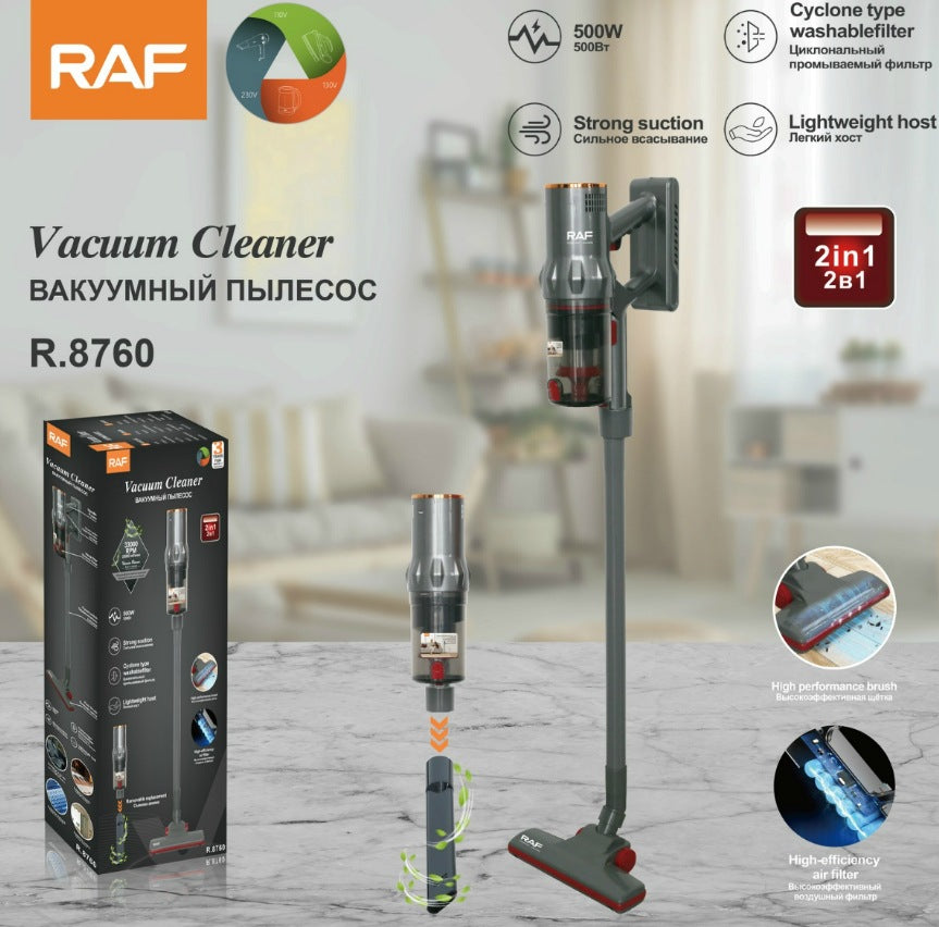 RAF EU Standard Corded Vacuum Cleaner for Home Use, Handheld High Power Portable Vacuum with Integrated Large Suction R8760 - 图片 6