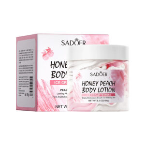 Peach Ice Cream Body Lotion SADOER Moisturizing and Hydrating Body Lotion  Wholesale