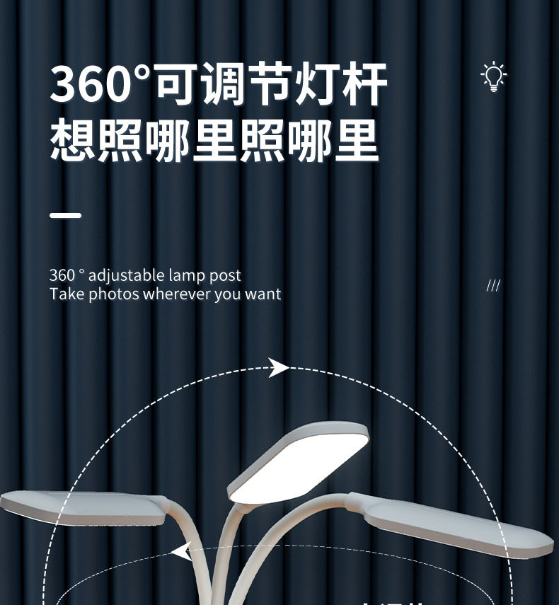 Wireless Charging Eye Protection Desk Lamp, Dual-use Plug-in and Foldable, Touch Control Dimmable and Color-adjustable Bedside Lamp for Bedroom and Dormitory Reading - 图片 23