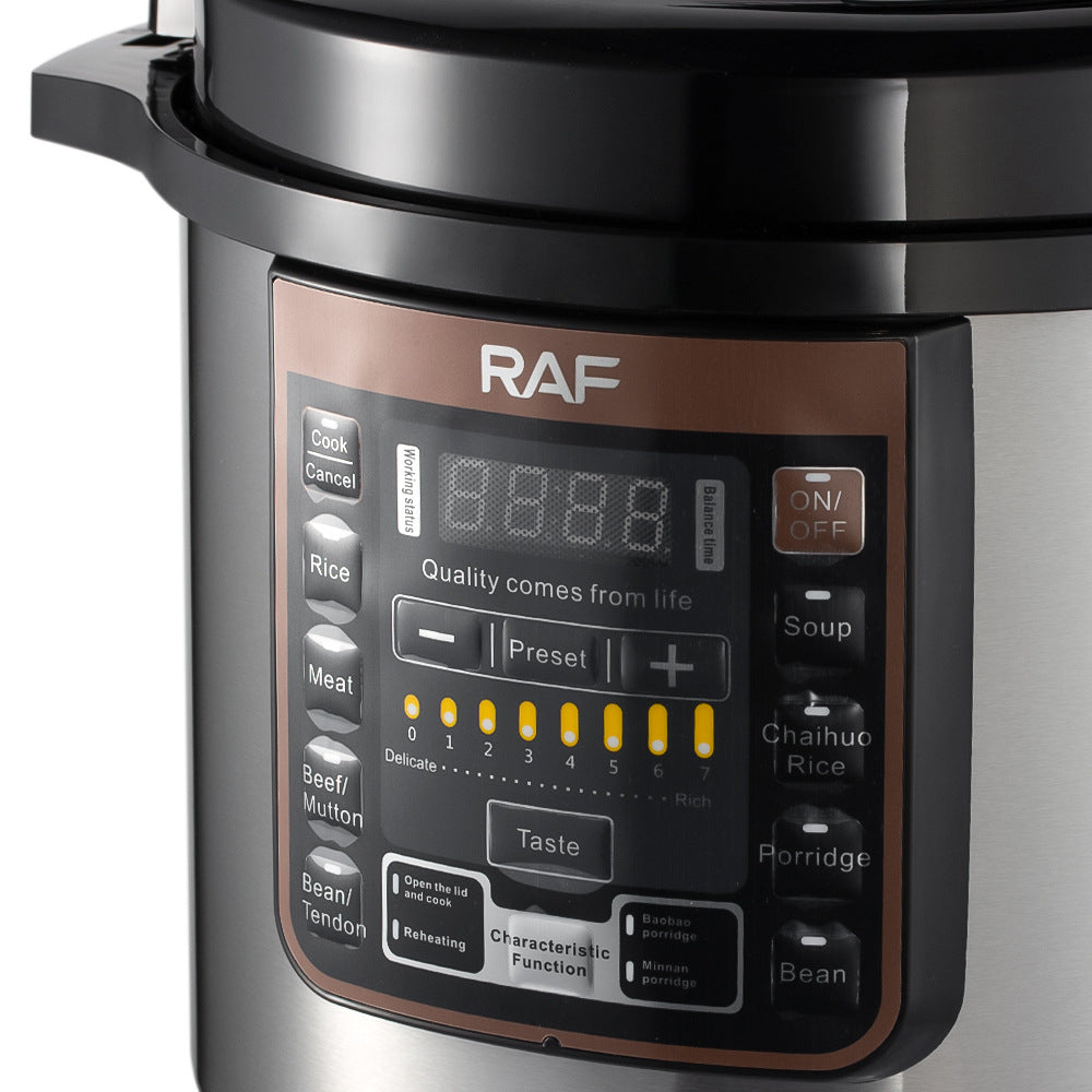 RAF European Standard Multifunctional Rice Cooker and Soup Pot with Lid Opening, Household Electric Pressure Cooker for Sauce Collection and Reservation, Rice Cooker and Pressure Cooker8 - 图片 19