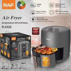 RAF European Standard Air Fryer Household Fully Automatic French Fries Machine Multi-Functional Oven Large Capacity Electric Fryer