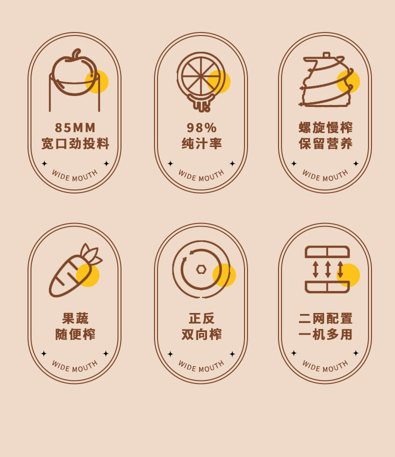 Manufacturer Wholesale Juicer Original Juicer Fruit and Vegetable Juicer Student Juicing Cup Spiral Juicer - 图片 8