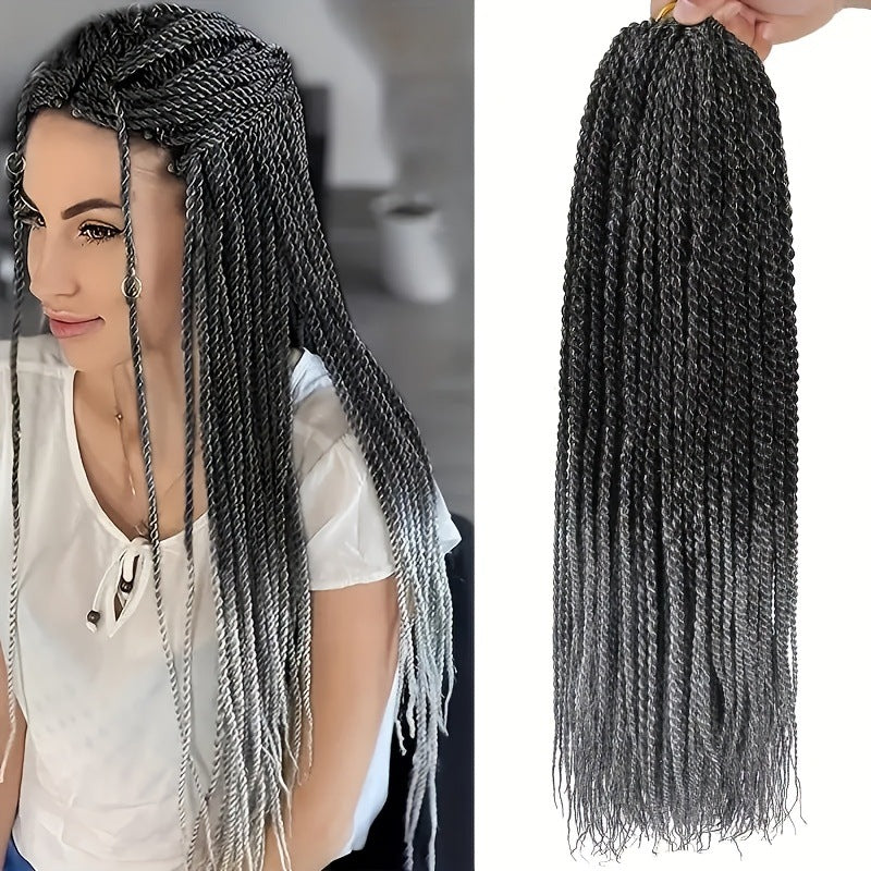 TEMU Hot Selling Export Wig Two Strands Fine Synthetic Wig Two detailed distinction - 图片 25