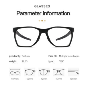Sports Series Eyeglass Frames Fashion Frames Export Ready Stock TR Glasses Frame