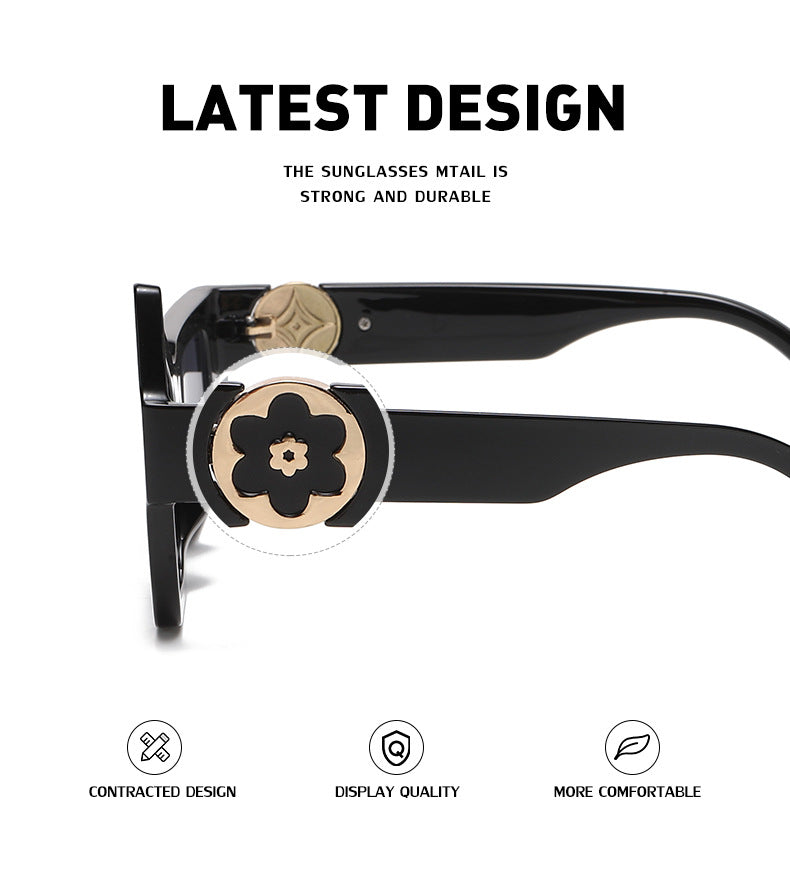 European and American Steampunk Sunglasses Unique Irregular Outdoor Sun Protection Sunglasses for Men High-end Glasses Wholesale - 图片 20