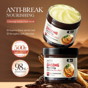 Ginseng and Polygonum Multiflorum Hair Mask SADOER Nourishing Anti-Breakage Smooth Voluminous Hair Mask  Wholesale