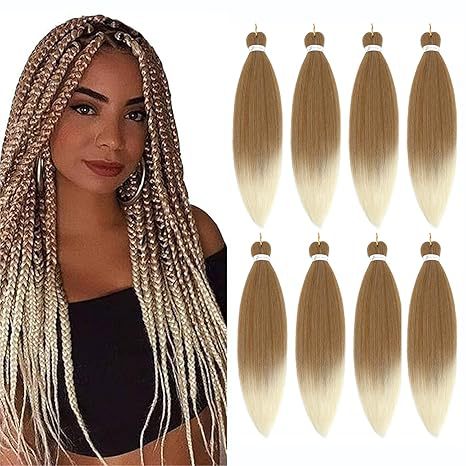 EZ Braided Synthetic Crochet Hair Export Cross-Border Factory In Stock Big Braids European and American Long Straight Hair - 图片 9