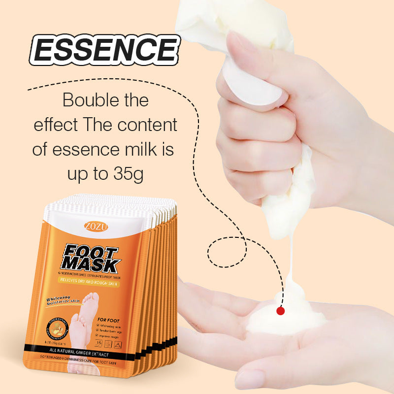 Ginger Foot Mask35g ZOZU Moisturizing, rejuvenating, and nourishing foot mask for cross-border foreign trade wholesale - 图片 4