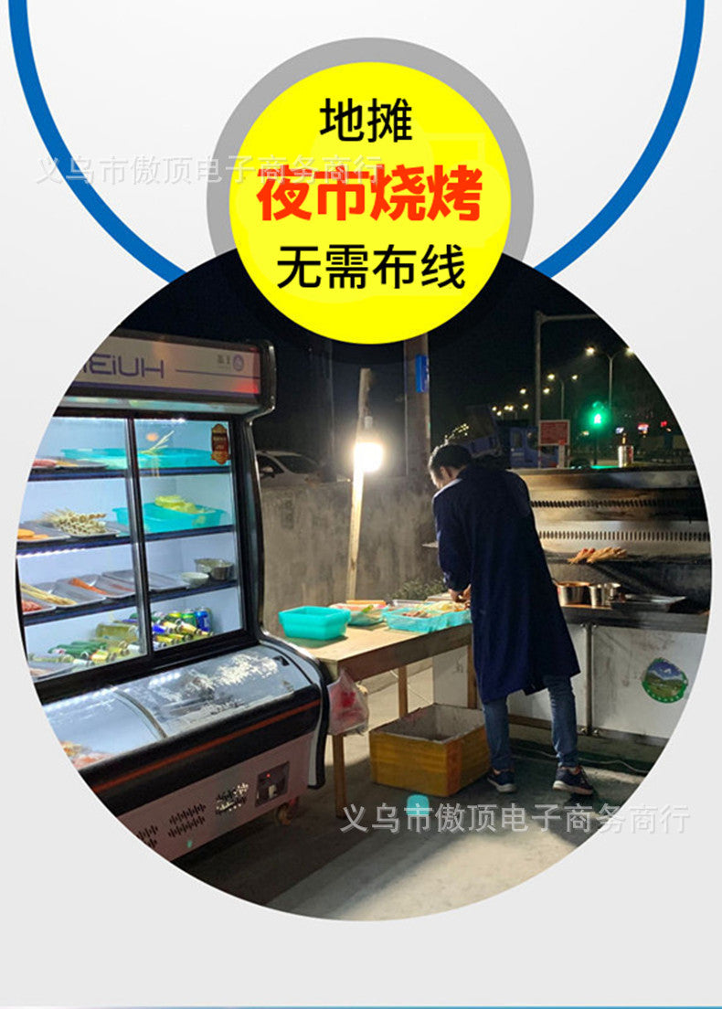 Multifunctional Solar Charging Remote Control Emergency Light Bulb Camping Light Tent Light Night Market Light Mobile Lighting - 图片 19