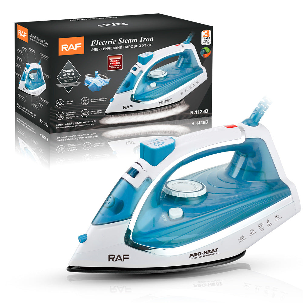 RAF European Standard Electric Iron Steam Household Electric Iron Handheld Portable Ironing Machine Multi-Function Three-Speed - 图片 13