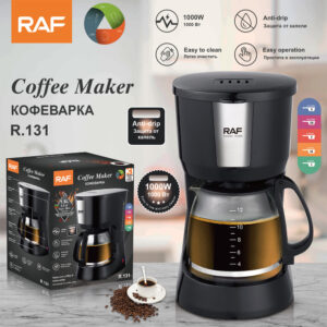 RAF European Standard Drip Coffee Maker Household Automatic Integrated Small Coffee Machine Office Bedroom Moka Pot