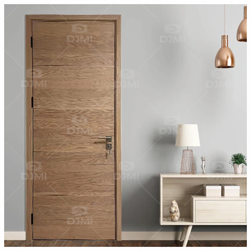 Djmi Factory Wholesale Home Sound and Waterproof Room Doors Wooden Composite Interior Wooden Slab Doors for House - 图片 5