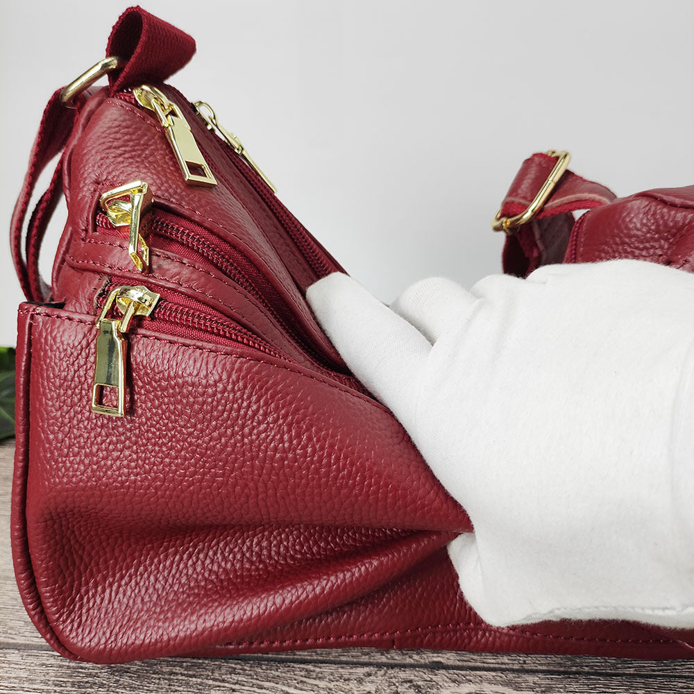 Mom's Handbag for Women2025New Genuine Leather Crossbody Bag Large Capacity Luxury Top Layer Cowhide Versatile for Middle-aged - 图片 17