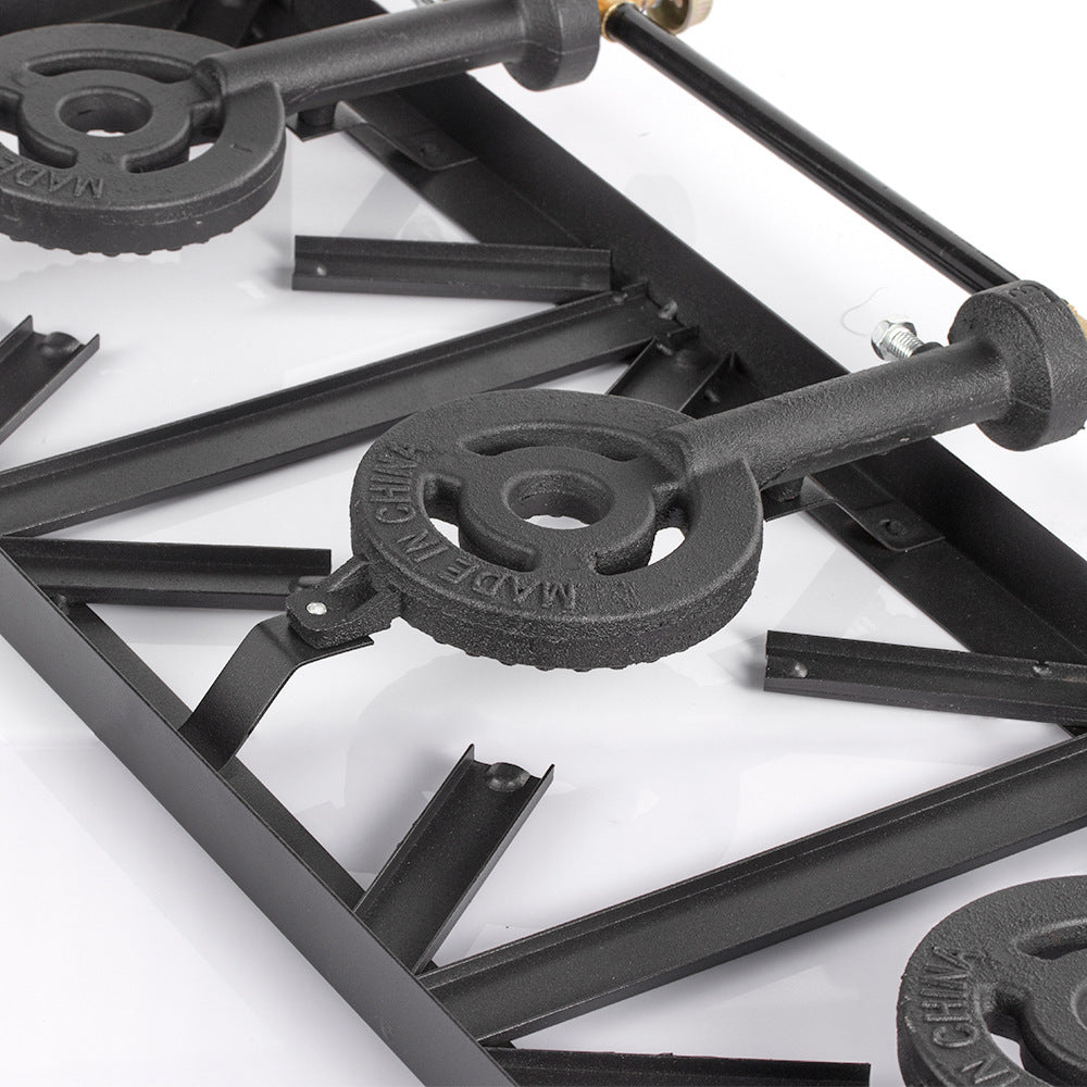 RAF Gas Stove Simple Household Liquefied Gas Tabletop Flameout Three Burners Easy-to-Clean Gas Stove R.8502 - 图片 17