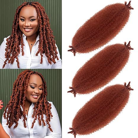 Factory In-Stock African Hand-Torn Caterpillar Wig Synthetic Long Curly Hair Marley Braid Fluffy Short Curly - 图片 10