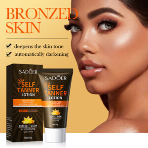 Tanning Cream50g SADOER Natural Darkening Bronze Wheat Color Tanning Cream Cross-Border Wholesale